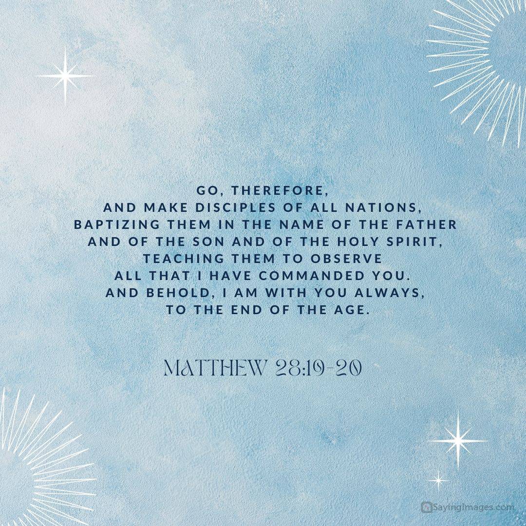 matthew 28:19-20 quote