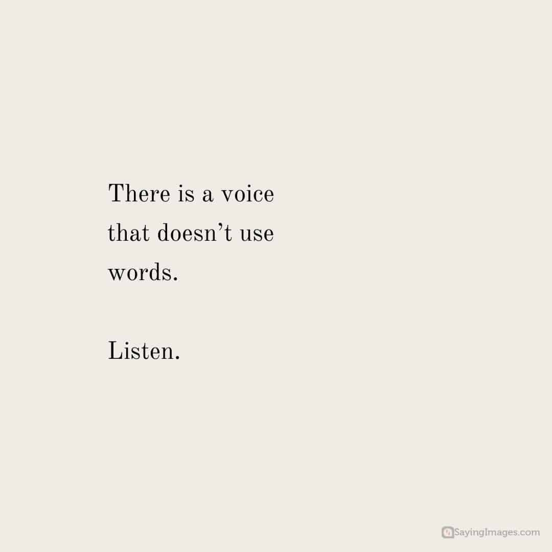voice without words quote