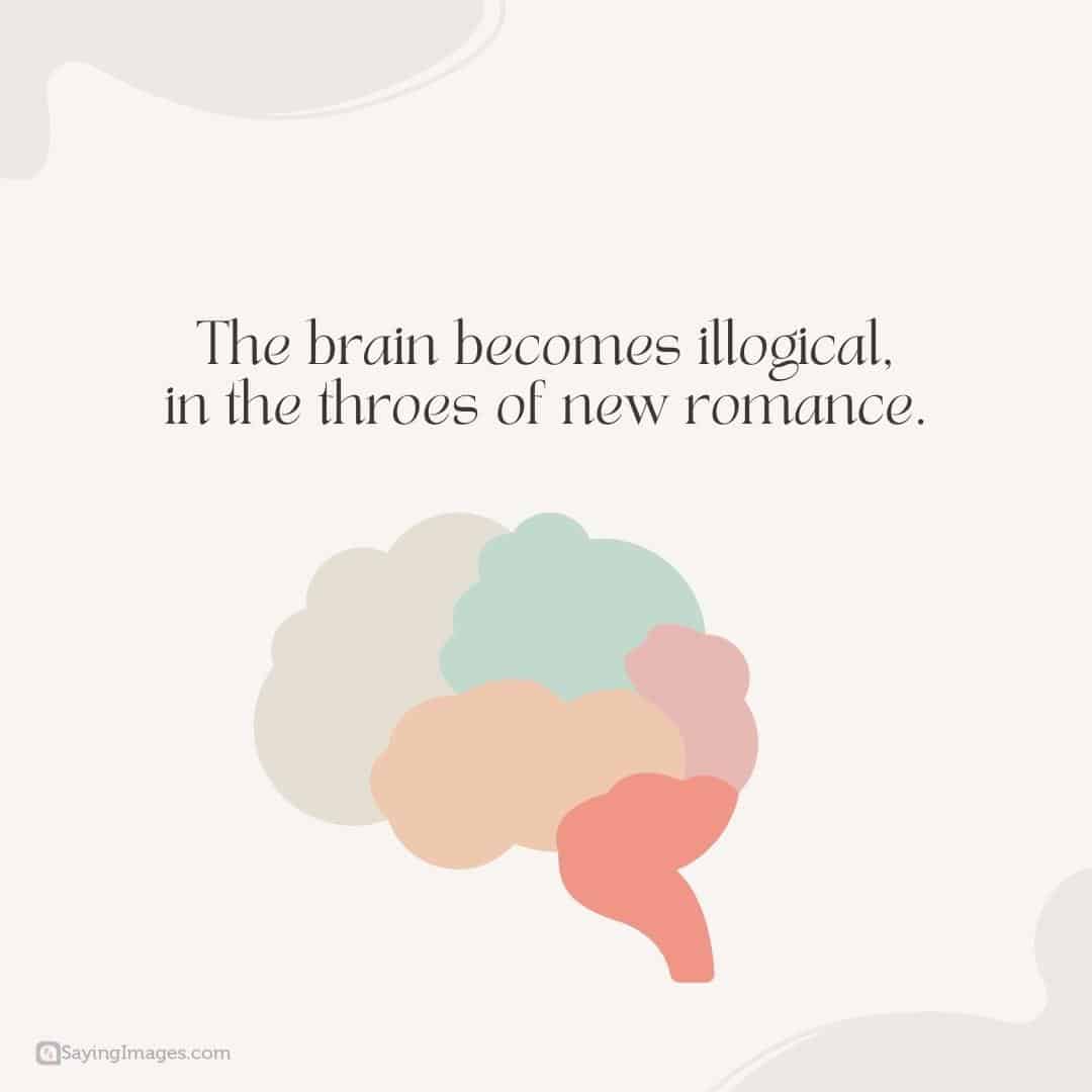 Brain becomes illogical quote image