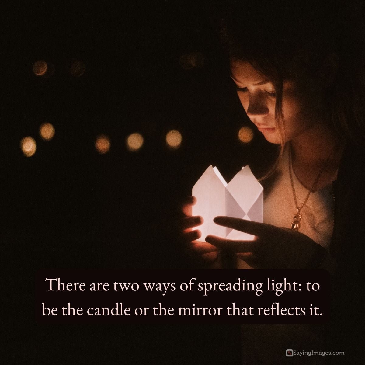 There are two ways of spreading light: to be the candle or the mirror that reflects it
