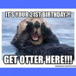 20 Funniest Happy 21st Birthday Memes - SayingImages.com