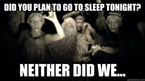 Did you plan to go to sleep Angel Meme