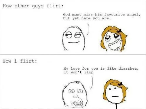 How i flirt Flirty Meme