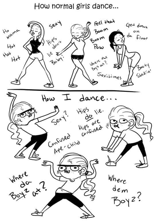 How normal girls Dance Meme