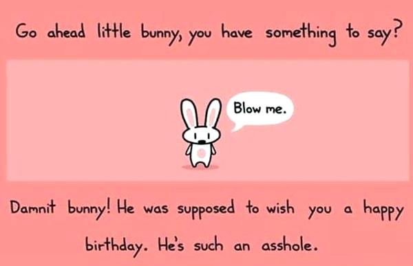 Little bunny Inappropriate birthday Meme