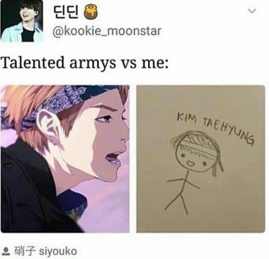 Talented armys Drawing Meme