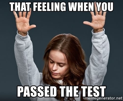 That feeling Test Meme