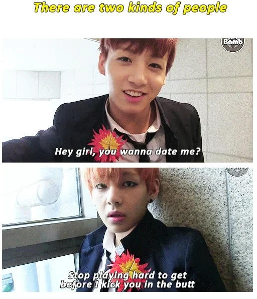 Two types of people Flirty Meme