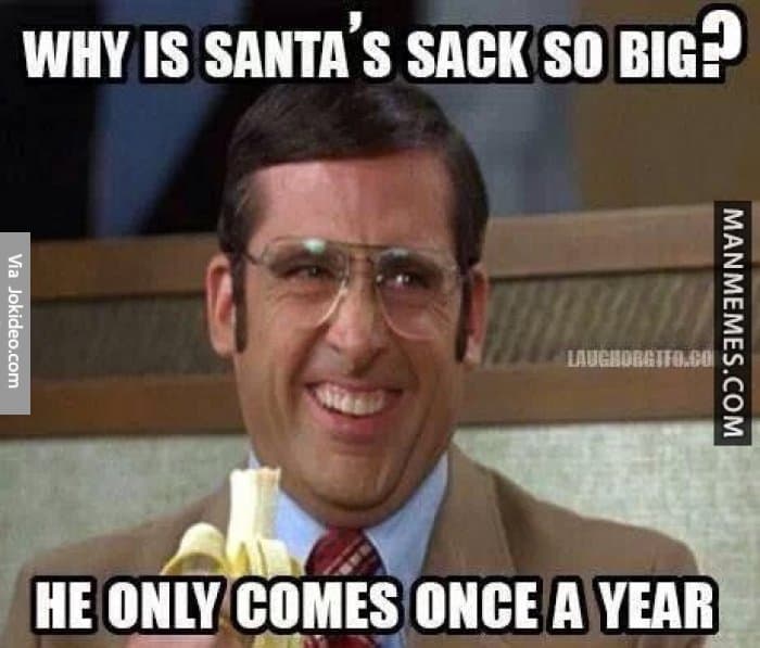 Why santa's sack Merry christmas Meme