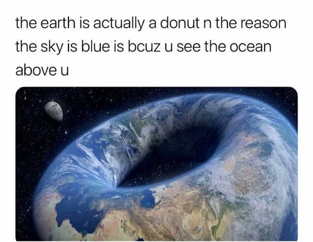 the earth is flat meme