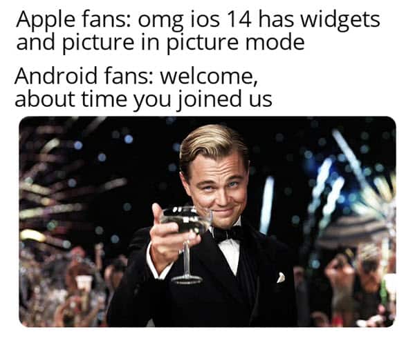 android fans welcome memes