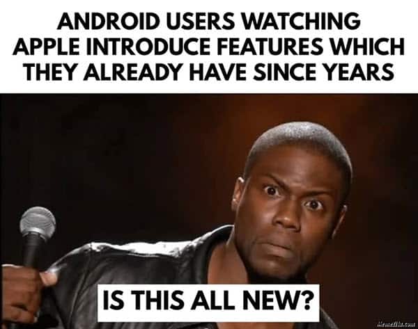 android features memes