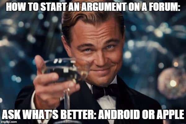 android how to start an argument memes
