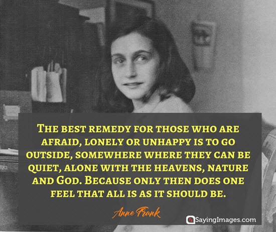 anne frank lonely quotes