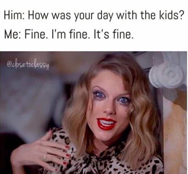 bad mom day with the kids meme