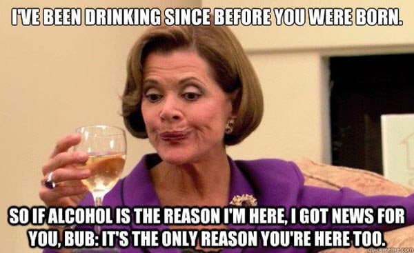 Bad Mom Drinking Meme