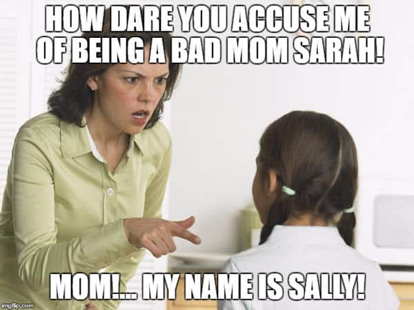 mamma cattiva sarah meme