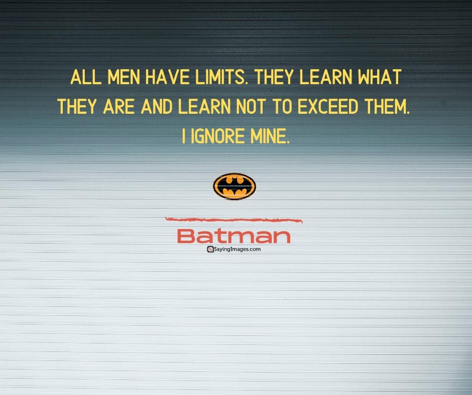 batman quotes about endings