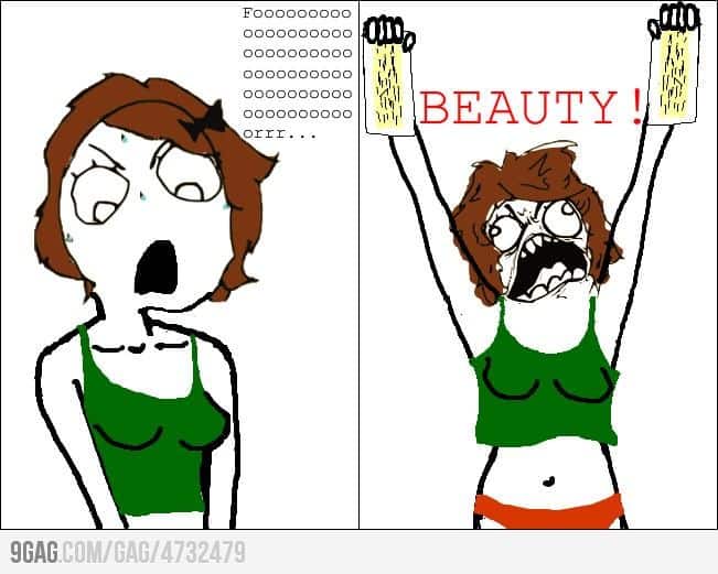 beauty waxing meme.