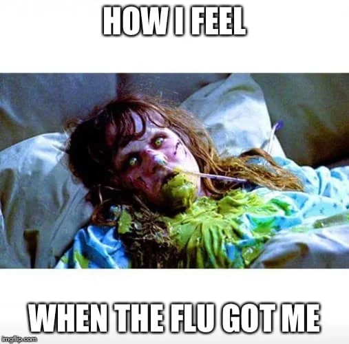 being sick how i feel meme