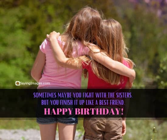 birthday wishes fight sister