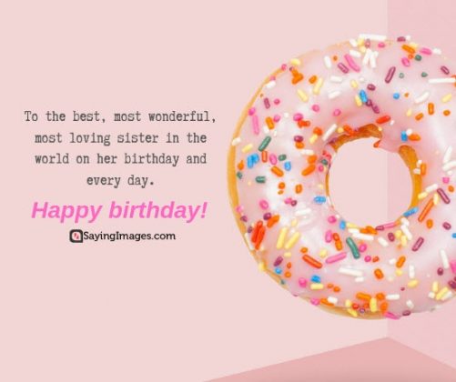 Happy Birthday Wishes for Sister - SayingImages.com