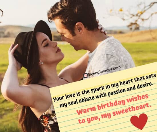 boyfriend birthday spark wishes