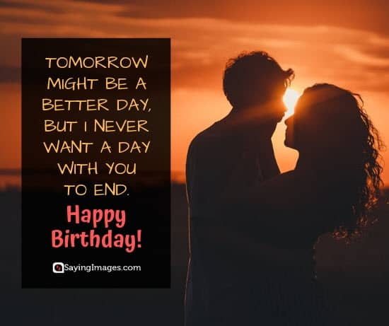 boyfriend birthday tomorrow wishes