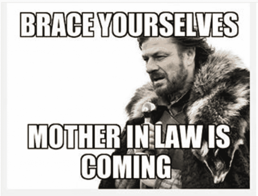 Brace yourselves mother-in-law memes humorous illustration