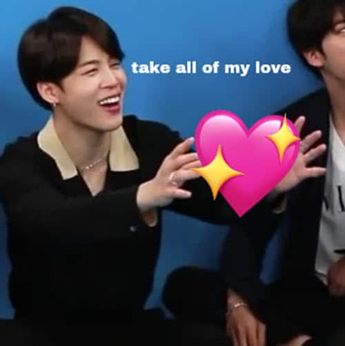 bts take all my love memes