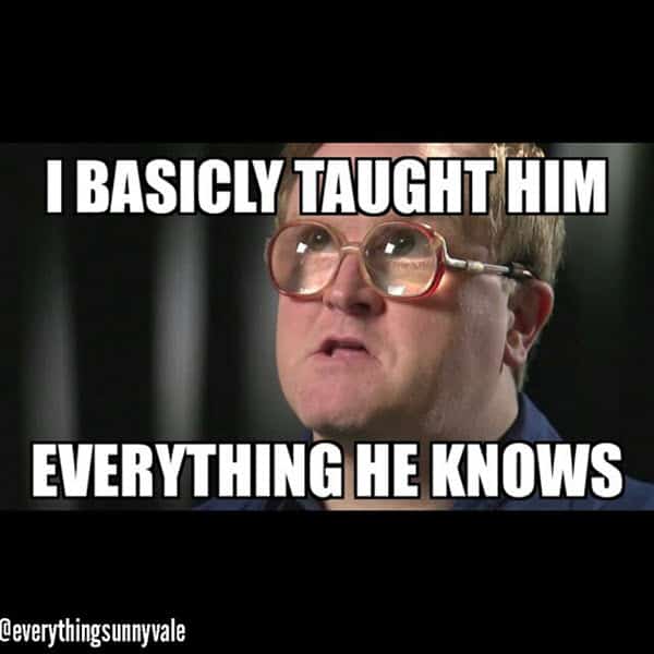 bubbles taught him meme