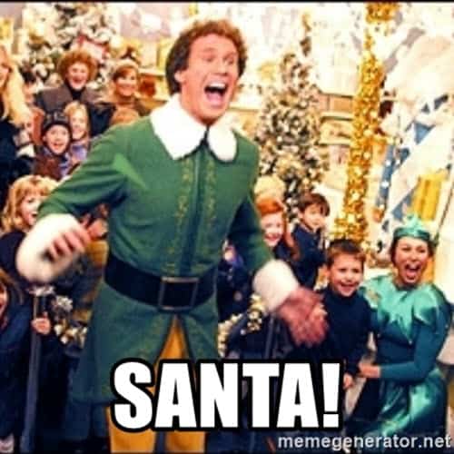 buddy the elf santa meme