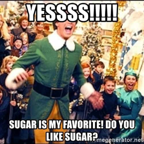 buddy the elf sugar meme