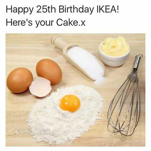 cake ikea meme