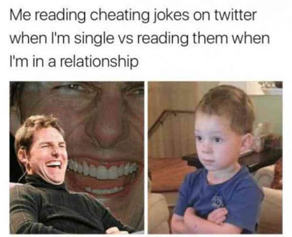 cheating jokes memes