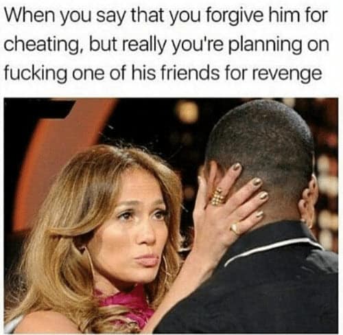 cheating revenge memes