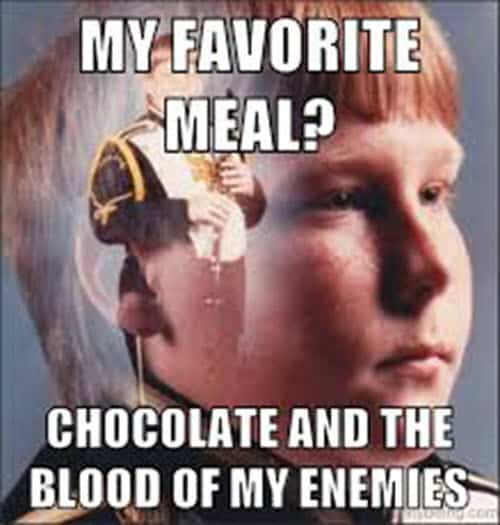 chocolate favorite meal memes