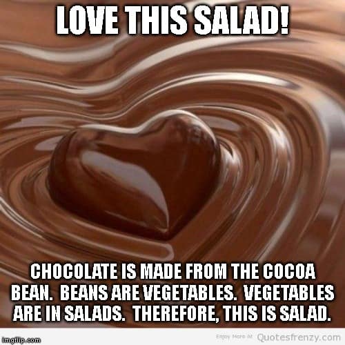 chocolate salad memes