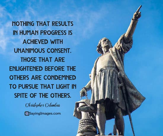 christopher columbus quote sayings