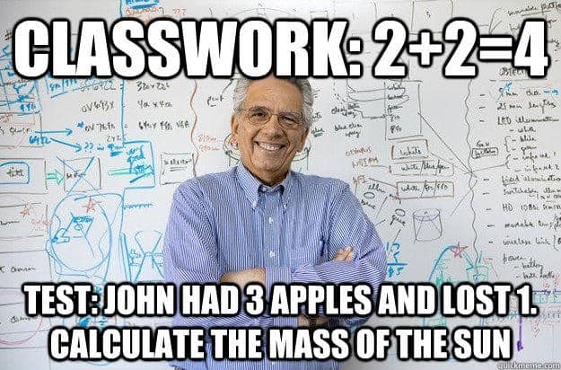 math homework memes