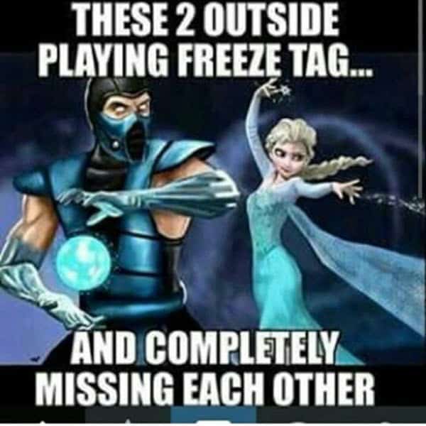 cold weather playing freeze tag meme