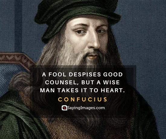 confucius fools quotes