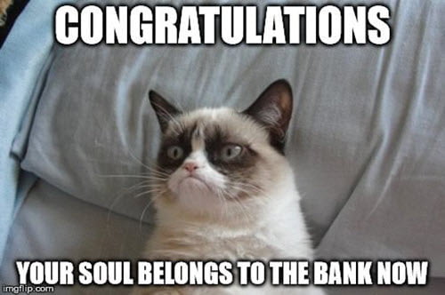 Congratulations Bank Meme