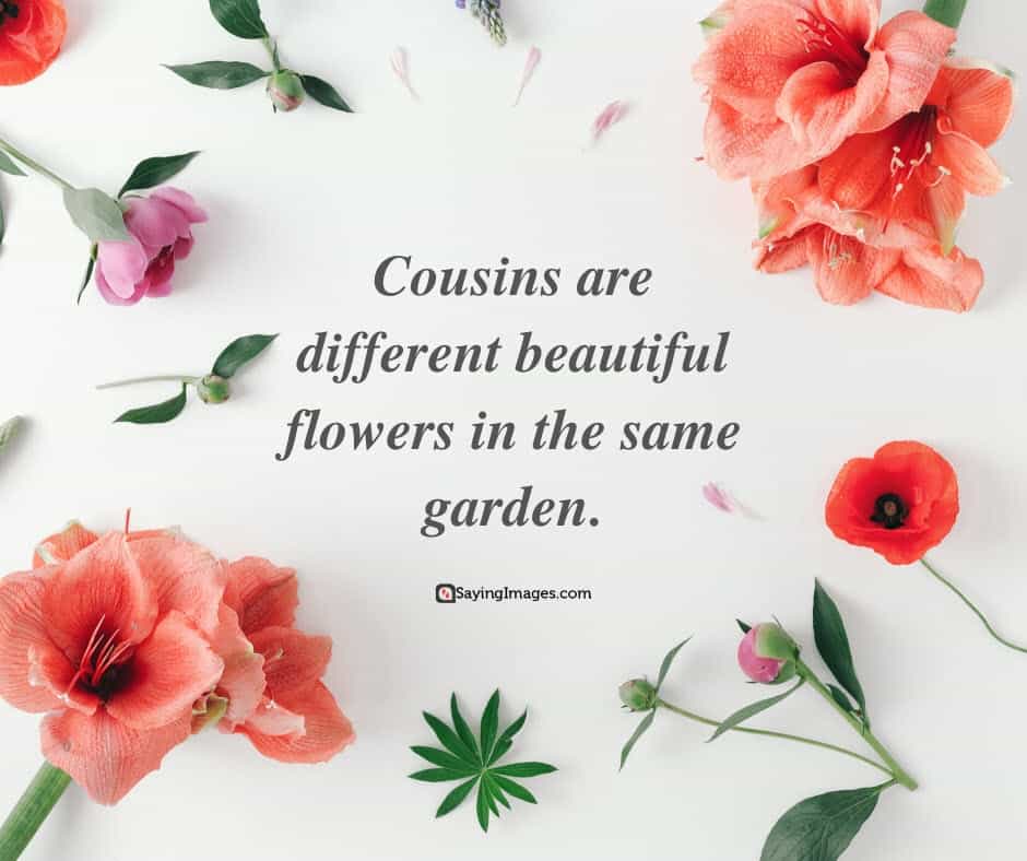 cousin flowers quotes