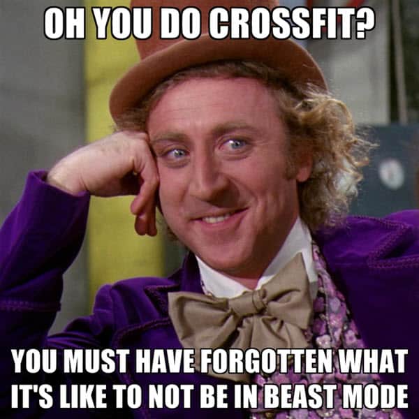 crossfit beast mode meme