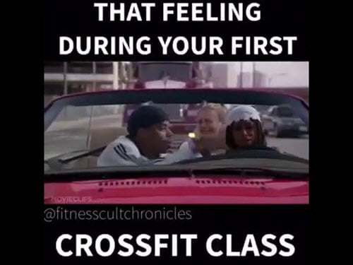 crossfit feeling meme