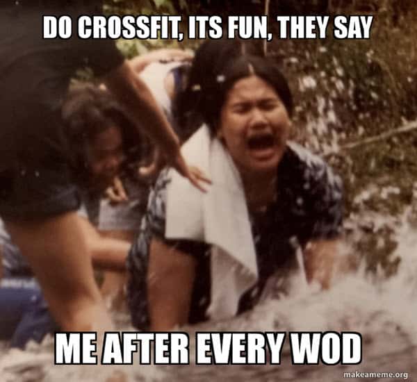 crossfit fun meme