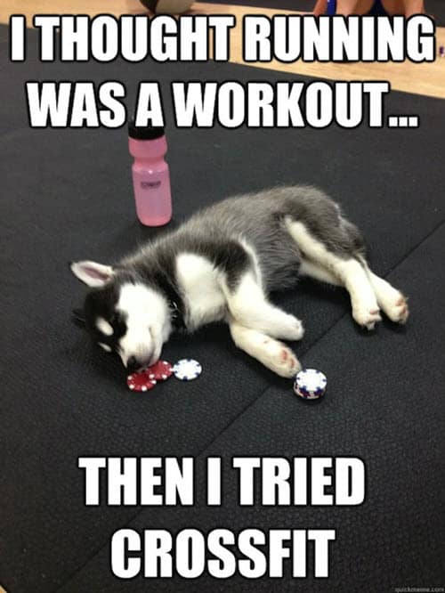 crossfit workout meme