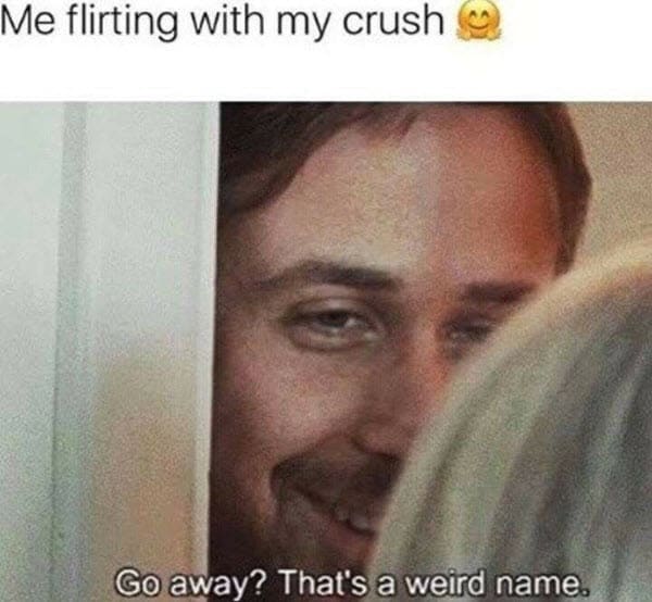 crush flirting memes