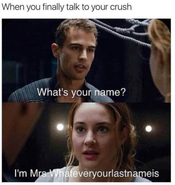 crush talk memes